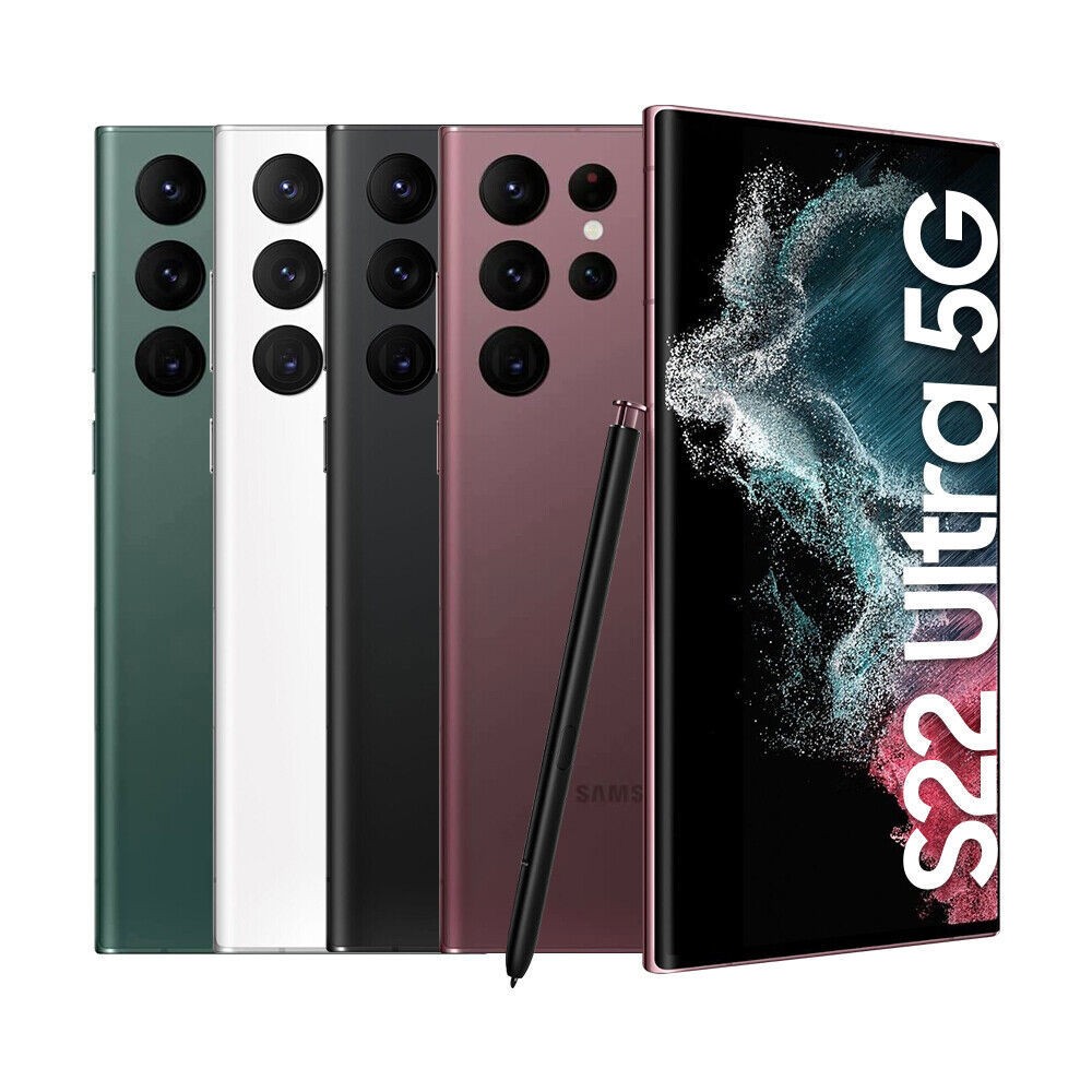 NEW Samsung Galaxy S22 Ultra 5G 512GB/256GB/128GB US Factory GSM