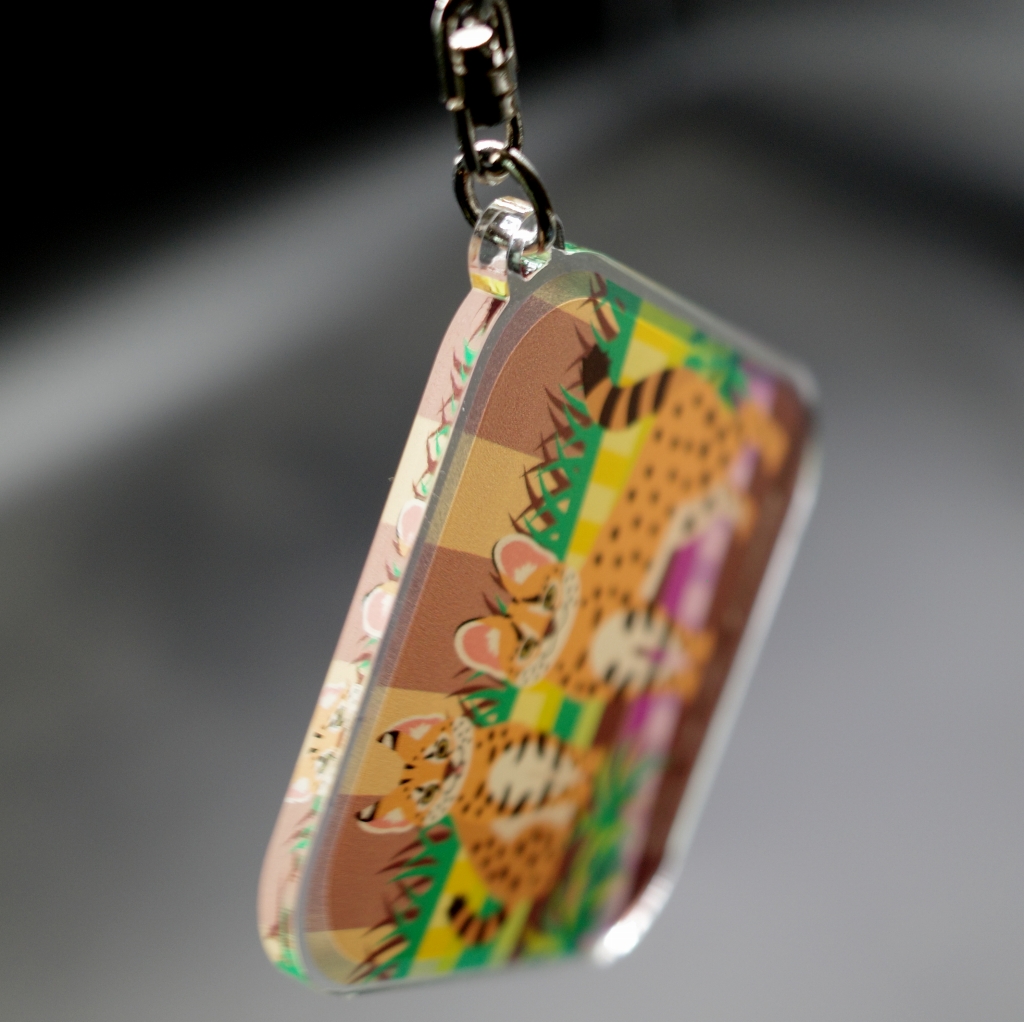 キングダム アクリルキーホルダーサーバル【Original】四角両面