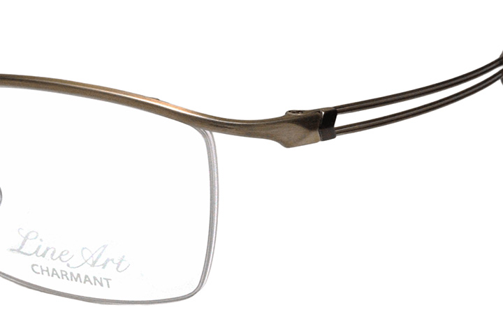 シャルマン Lineart ラインアート XL 1872-GD ゴールド | メガネのヒラタ