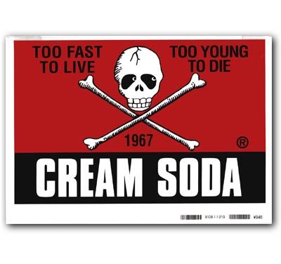 角ドクロステッカー | ピンクドラゴン