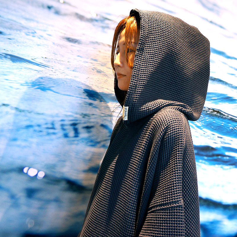 Original fooded poncho | SaunaLab