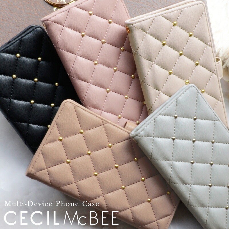 楽天市場】多機種対応 マルチ手帳ケース CECIL McBEE 「マグネット式