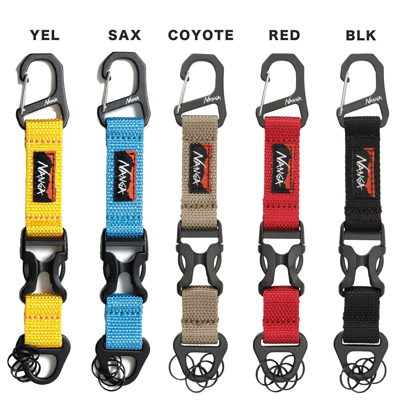 楽天市場】NANGA ナンガ CARABINER KEY HOLDER カラビナ キーホルダー