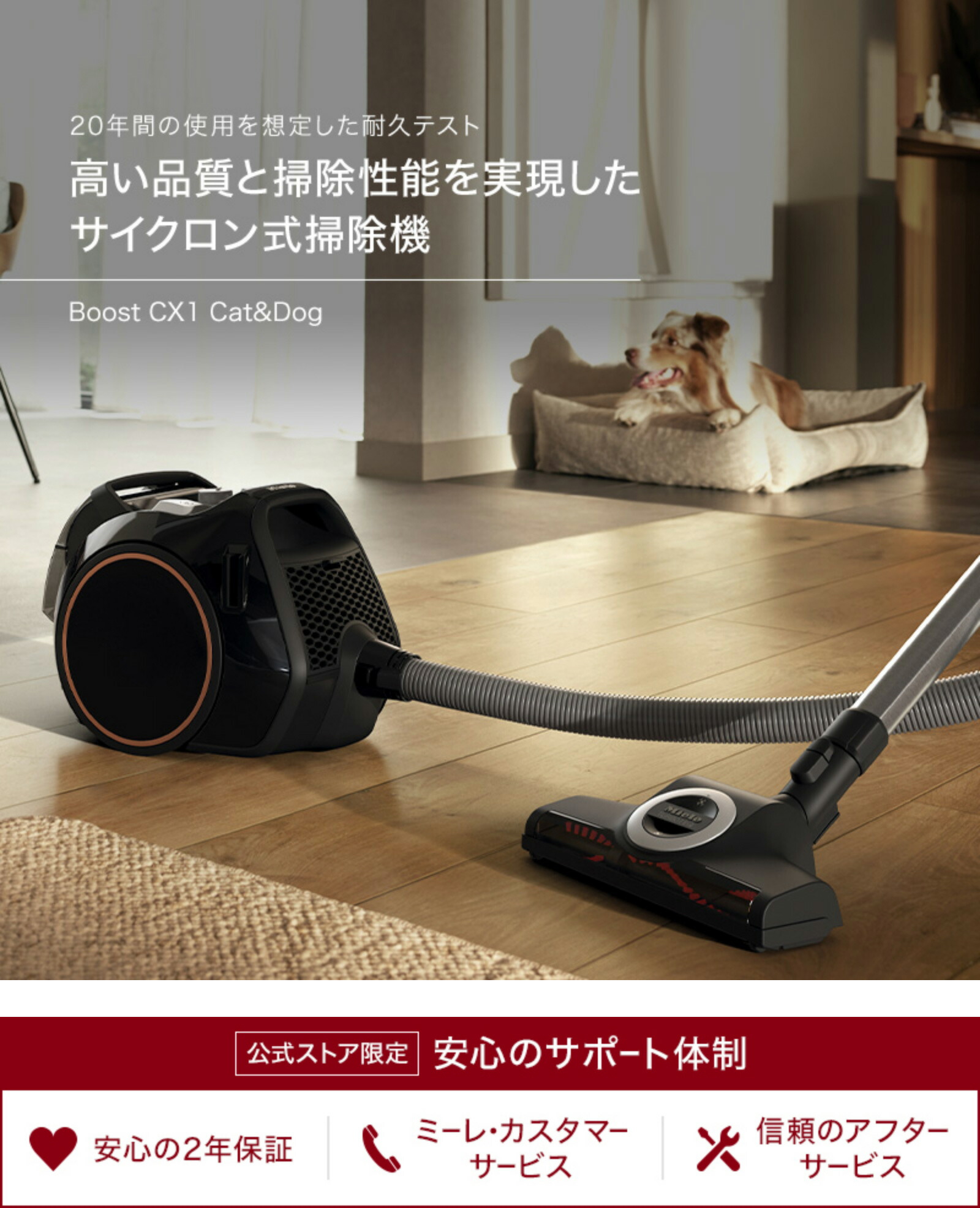 楽天市場】【ポイント20倍】掃除機 Boost CX1 Cat&Dog (Obsidian black