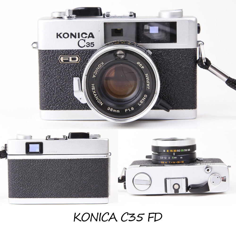メ*ル様 KONICA コニカC35 FDコンパクトフィルムカメラ コニカミノルタ（KONICA MINOLTA） フィルムカメラ 中古 コンパクト