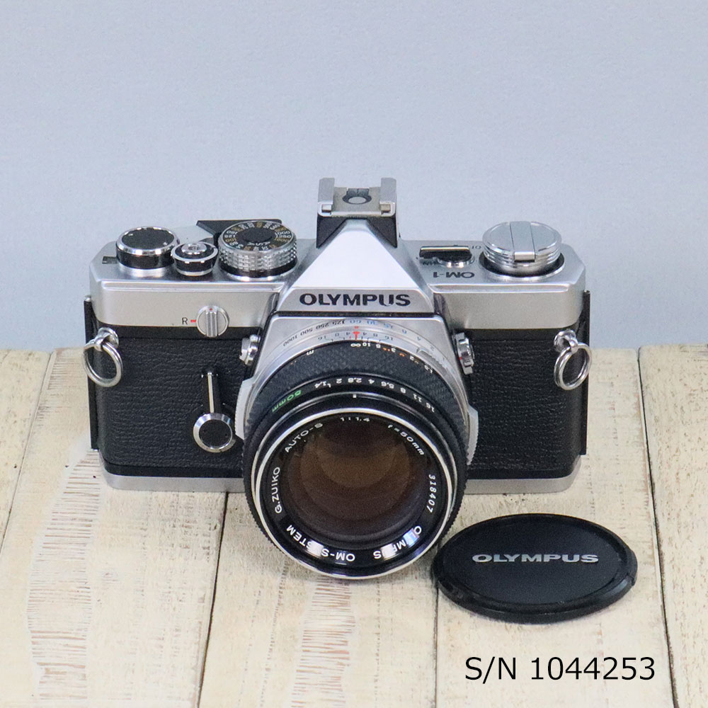 中古】【送料無料】【保証付 】 オリンパス OLYMPUS OM-1 S/N 1044253