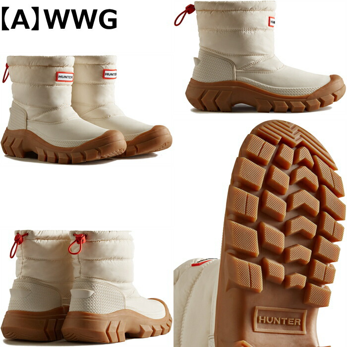 楽天市場】HUNTER 正規品 ハンター スノーブーツ ショート WFS2108WWU