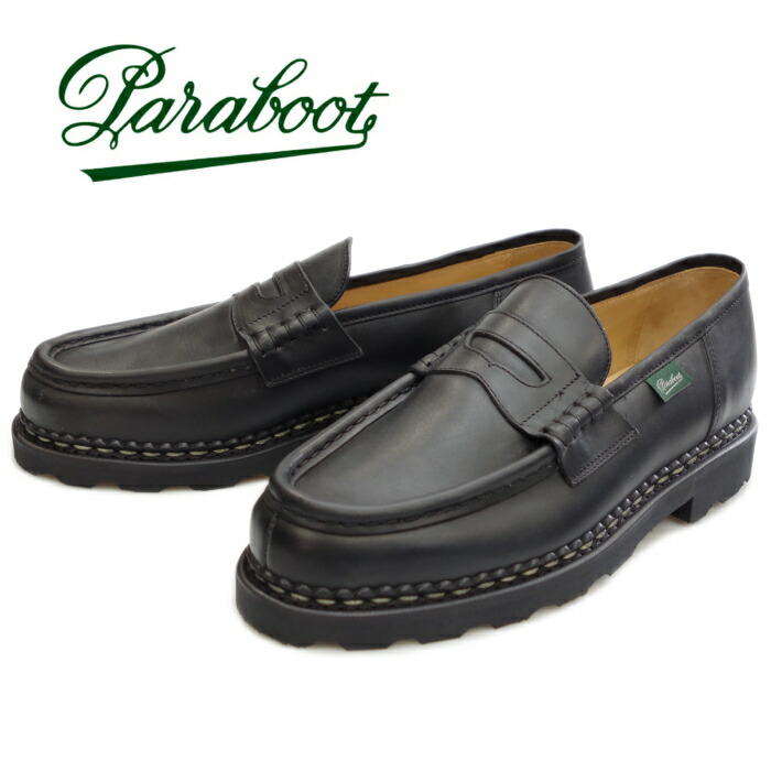 楽天市場】PARABOOT REIMS パラブーツ ランス 099412 ブラック LOAFER