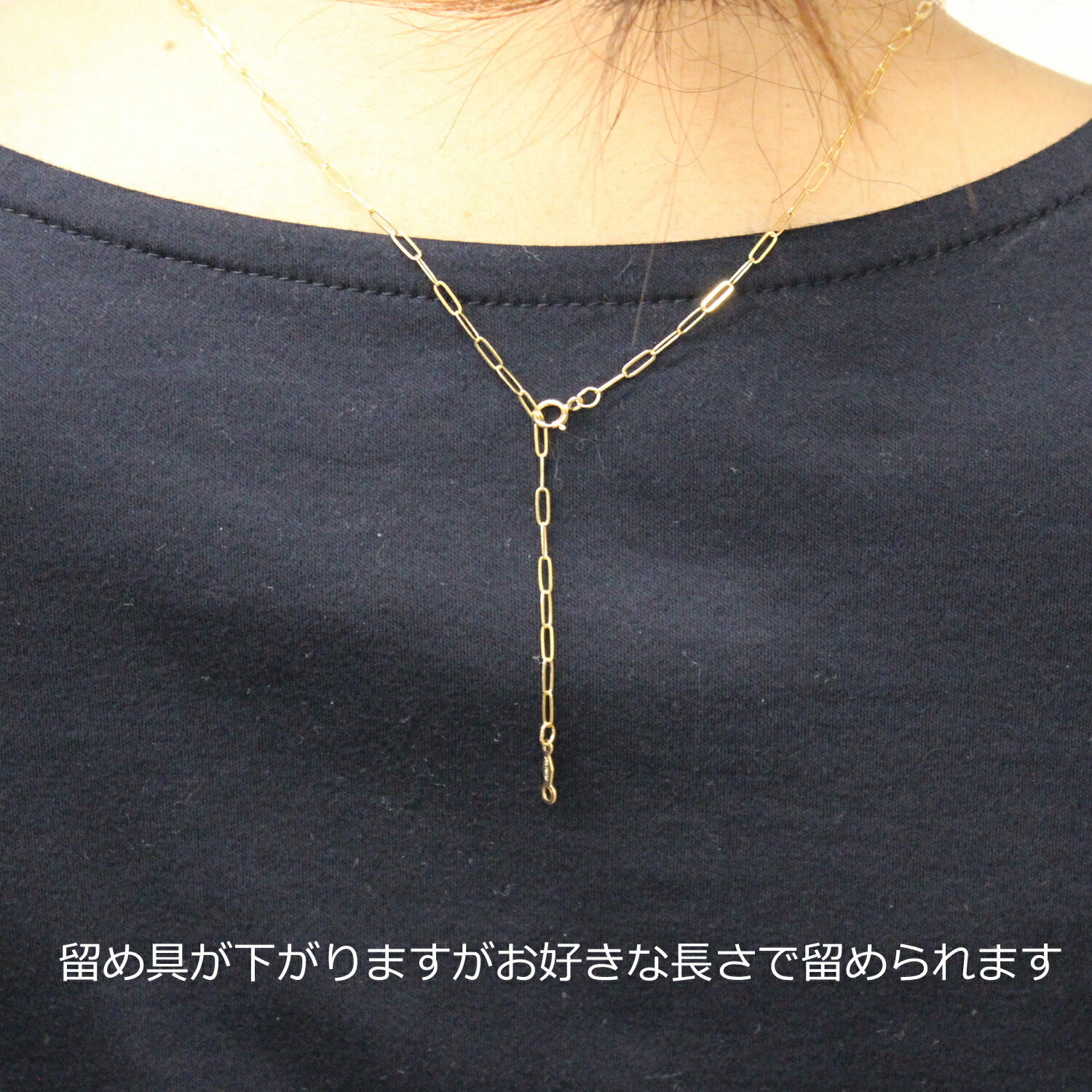 楽天市場】K14 14K ゴールドフィルド ネックレス チェーン 長あずき