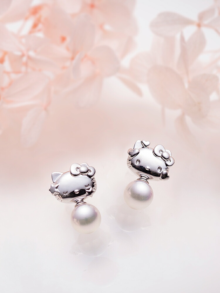 楽天市場】ハローキティ ピアス 真珠 Hello Kitty Lovely パール