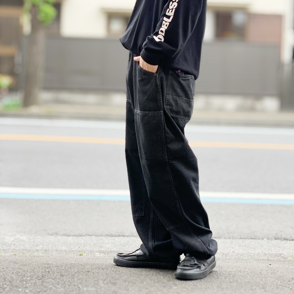 NULL TOKYO / W-KNEE LONG DENIM PANT