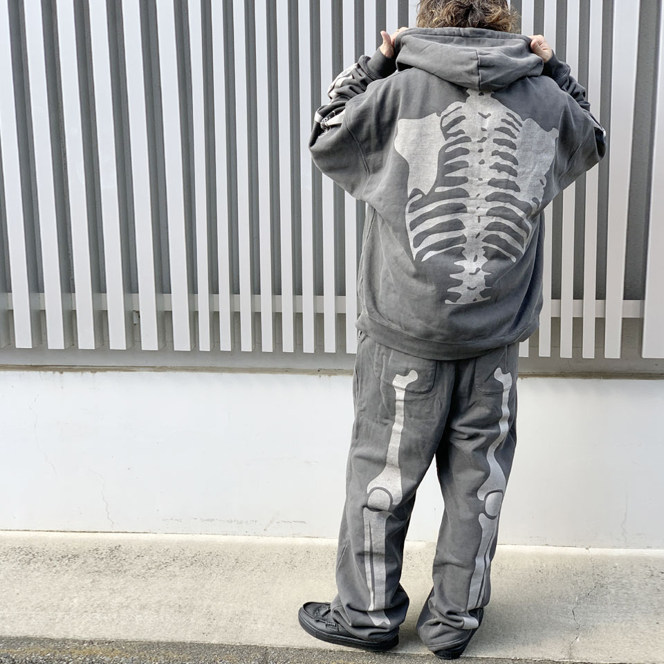 VANSON / BONE ZIP UP HOODIE