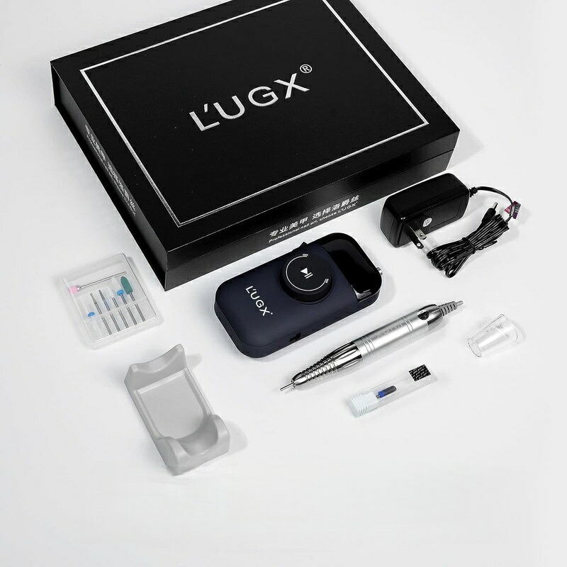 楽天市場】L'UGX 電動ネイルマシン ワイヤレス充電式 35000RPM