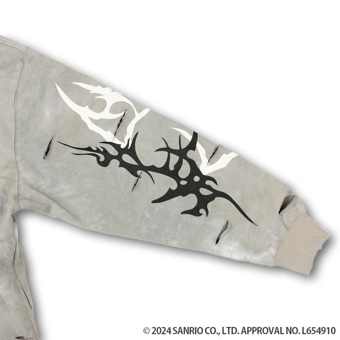 GALFY ガルフィー クロミ コラボ ハーフジップ 裏毛トレーナー メンズ