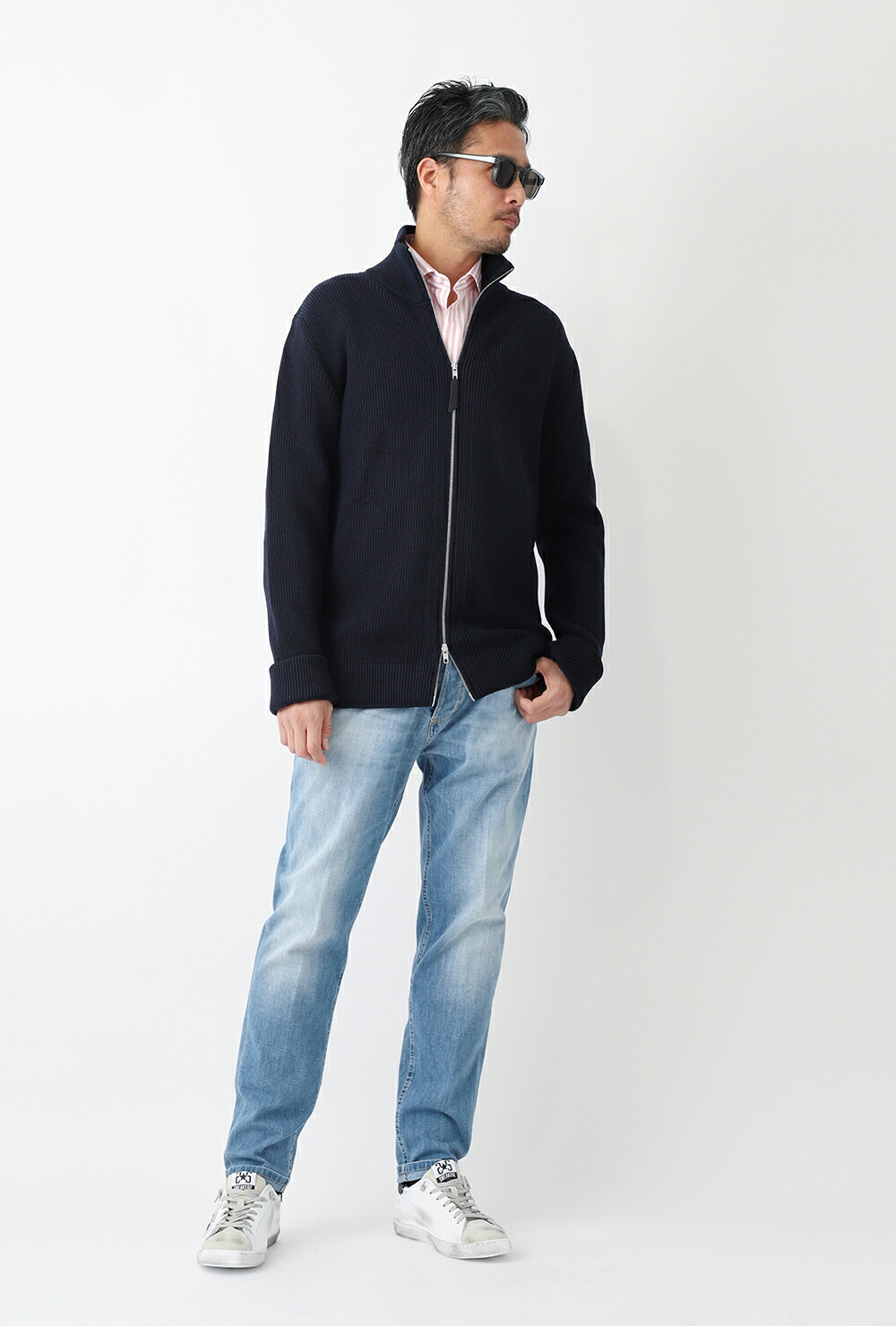 Maison Margiela メゾンマルジェラ ジップアップニット/ドライバーズ