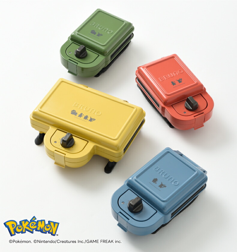 楽天市場】ポケモン ホットサンドメーカー ダブル ピカチュウ BRUNO