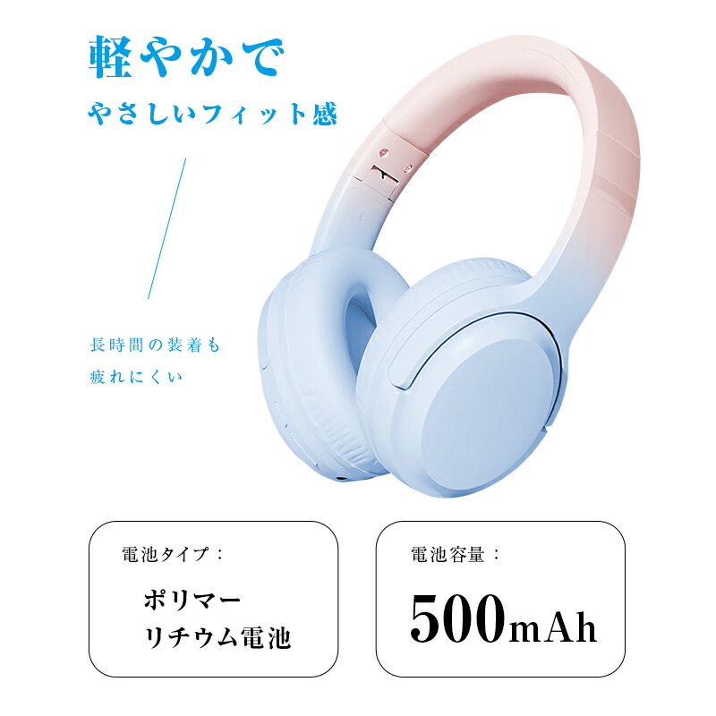 楽天市場】ワイヤレスヘッドホン イヤホン ヘッドセット Bluetooth6.1