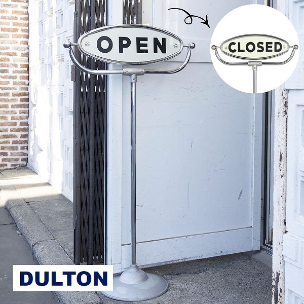 ダルトン オープン クローズド サイン スタンド DULTON おしゃれ