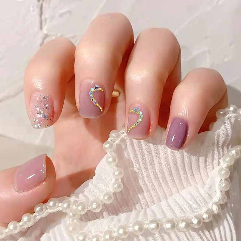 楽天市場】ネイルシェルパーツ ハート ネイルパーツ 3D 立体 シェル