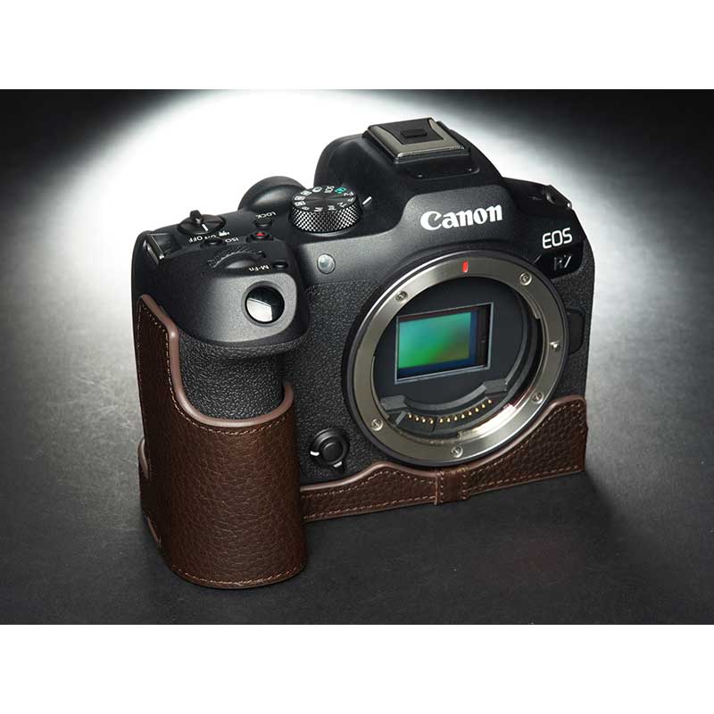 楽天市場】Canon EOS R7 専用 レザー ケース Coco Brown ココ ブラウン