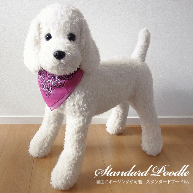 ニニアンドキノ　トイプードル　ぬいぐるみ　ホワイト Amazon.co.jp: ニニアンドキノ ぬいぐるみ 犬 リアル トイプードル