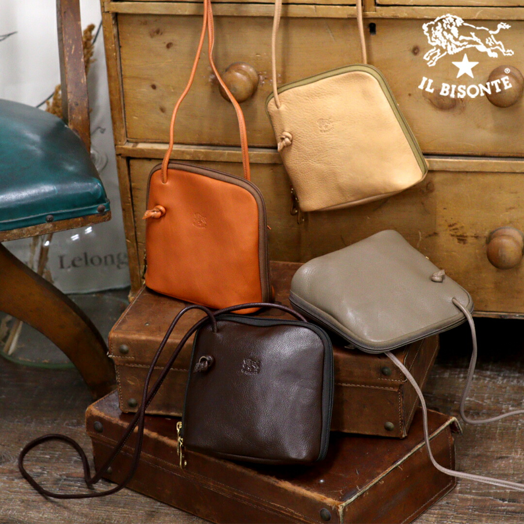 楽天市場】イルビゾンテ バッグ ショルダーバッグ レザーポシェット