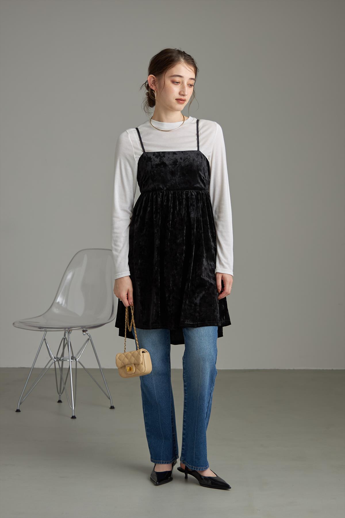 WEB限定】ベロアキャミソール