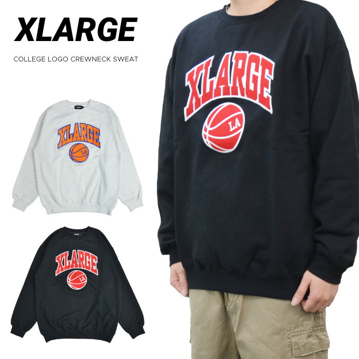 XLARGE エクストララージ トレーナー COLLEGE LOGO CREWNECK SWEAT