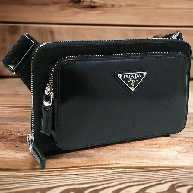 プラダ 斜め掛けショルダーバッグ メンズ ブランド TESSUTO SPAZZOLATO