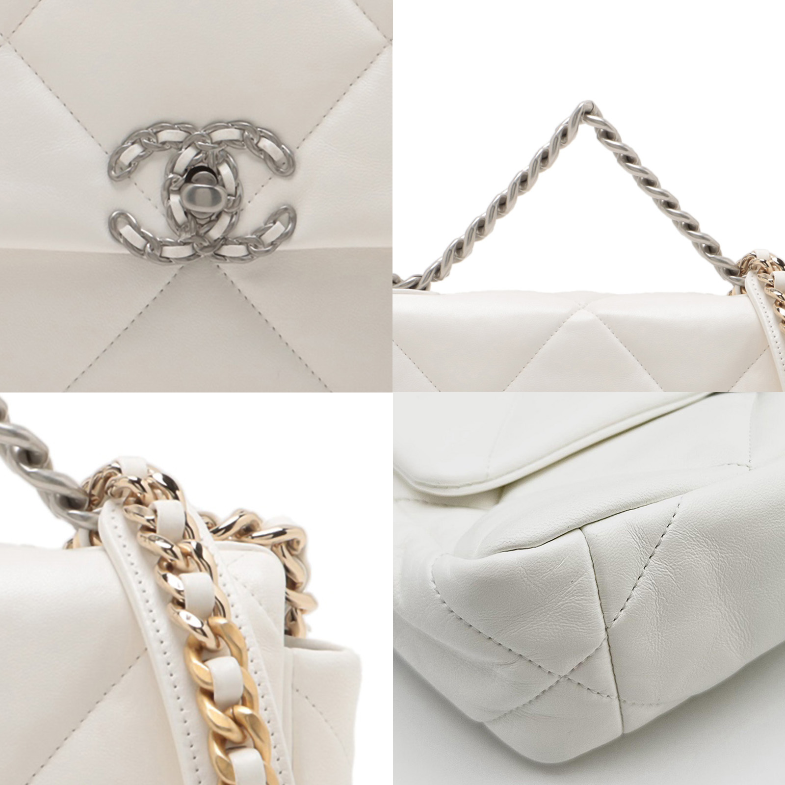 楽天市場】CHANEL シャネル 19 チェーンショルダーバッグ ラムスキン