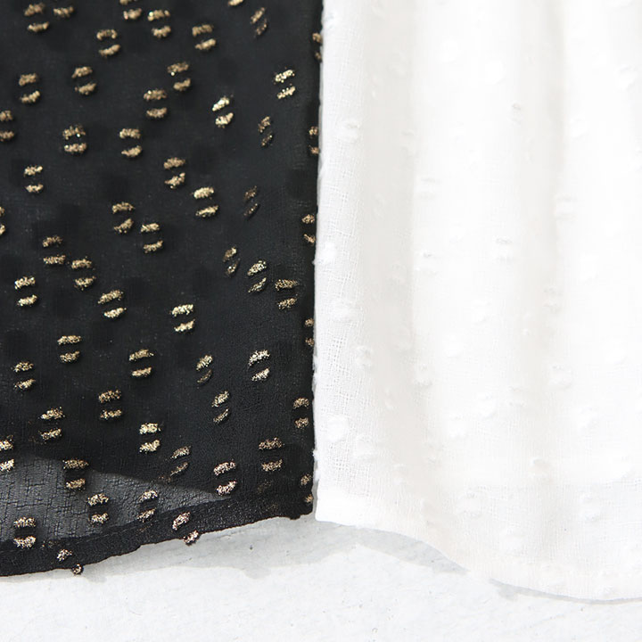 Ballsey(ボールジィ) フォイルカットジャカード Vボートネックブラウス