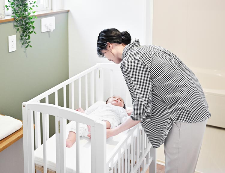 楽天市場】【1種類を選べる】リリト リトルベビーベッド(1台)【大和屋