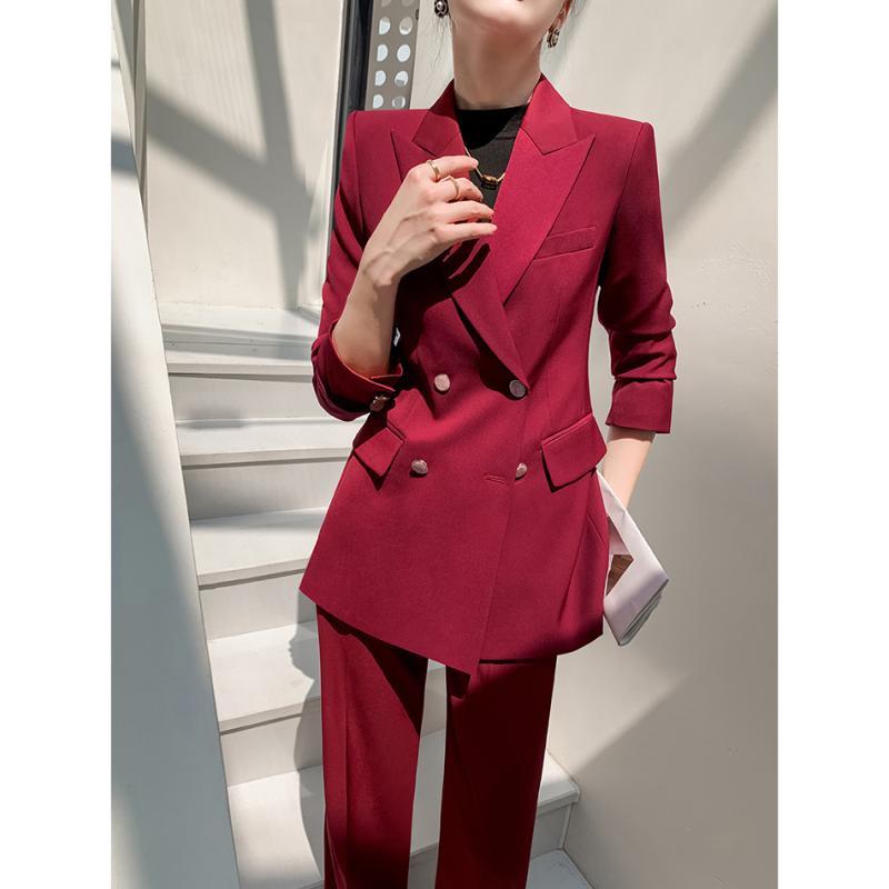 楽天市場】スーツ レディース ビジネス 春秋 長袖 ジャケット パンツ