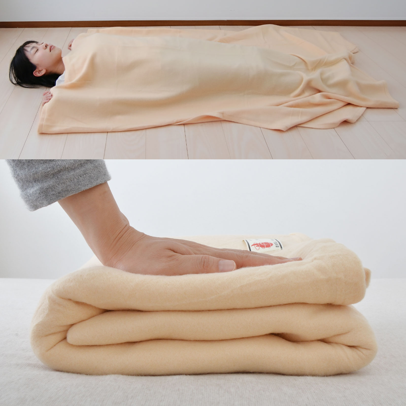 災害備蓄毛布 Bookタイプ 10枚セット 防災グッズ 災害備蓄用難燃毛布