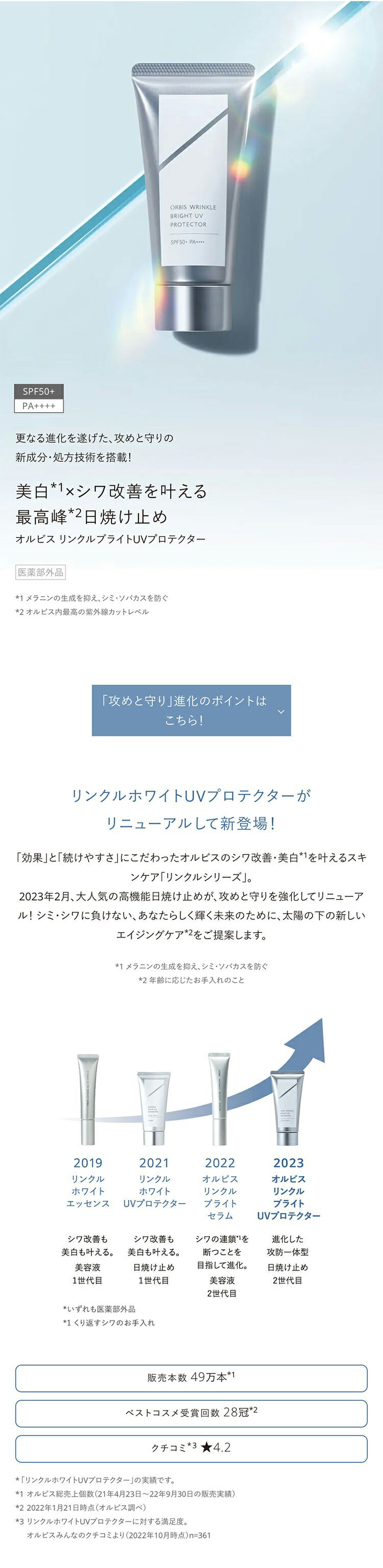楽天市場】オルビス リンクルブライトUVプロテクター 2個セット 日焼け