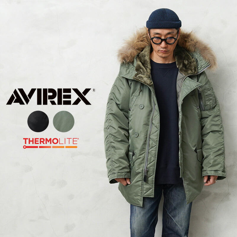 楽天市場】AVIREX アビレックス 7835952034 THERMOLITE N-3B フライト