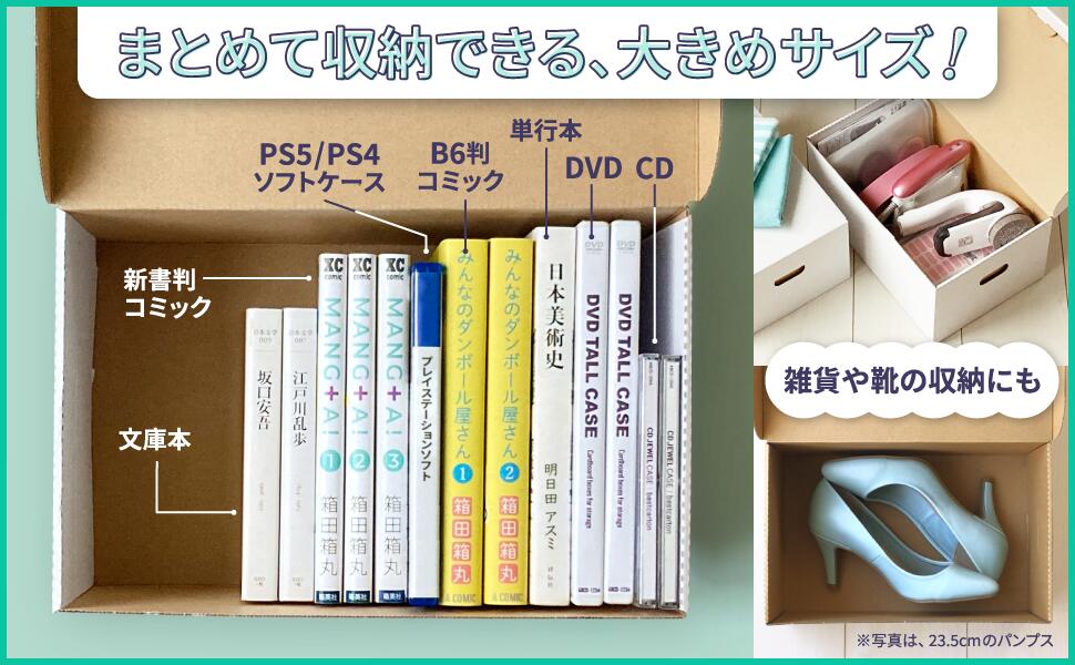 楽天市場】DVD 収納ボックス ダンボール 10枚 (305×193×141) DVD 保管