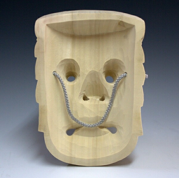 楽天市場】楠面 天狗面（鼻上） 大天狗 木彫り お面 壁掛け用 [Ryusho