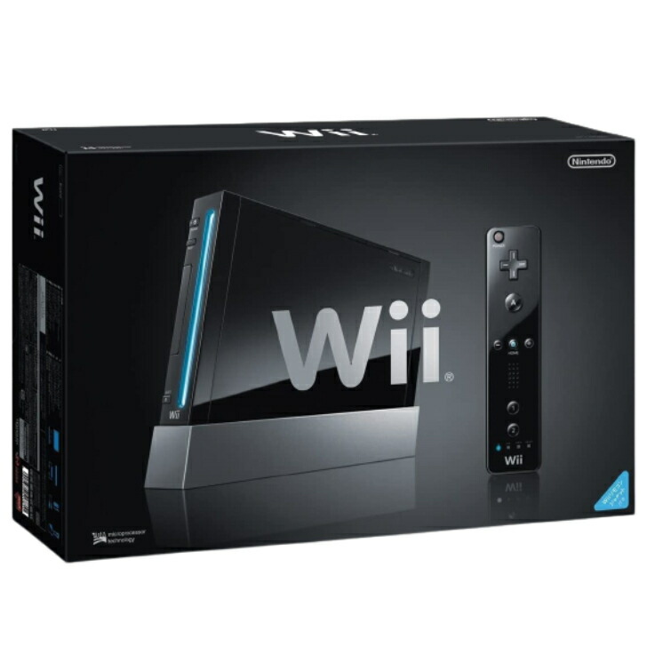 楽天市場】【新品】【在庫残1】【安心保障】 Wii 本体 黒 クロ BLACK