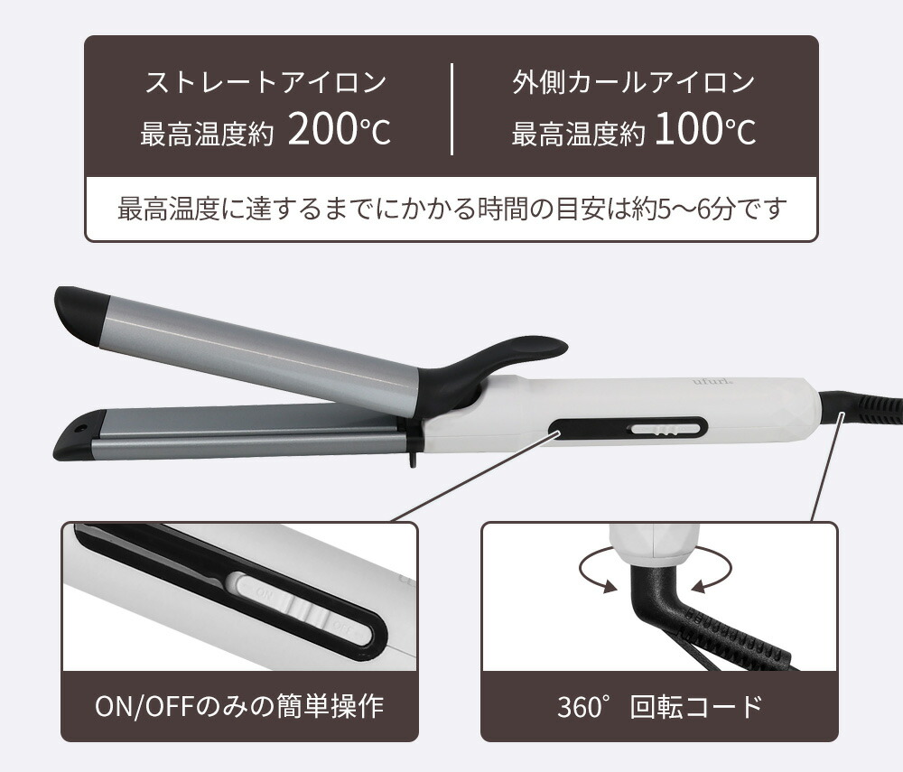 3Wayクリップレス ヘアアイロン | ヤマソロ公式
