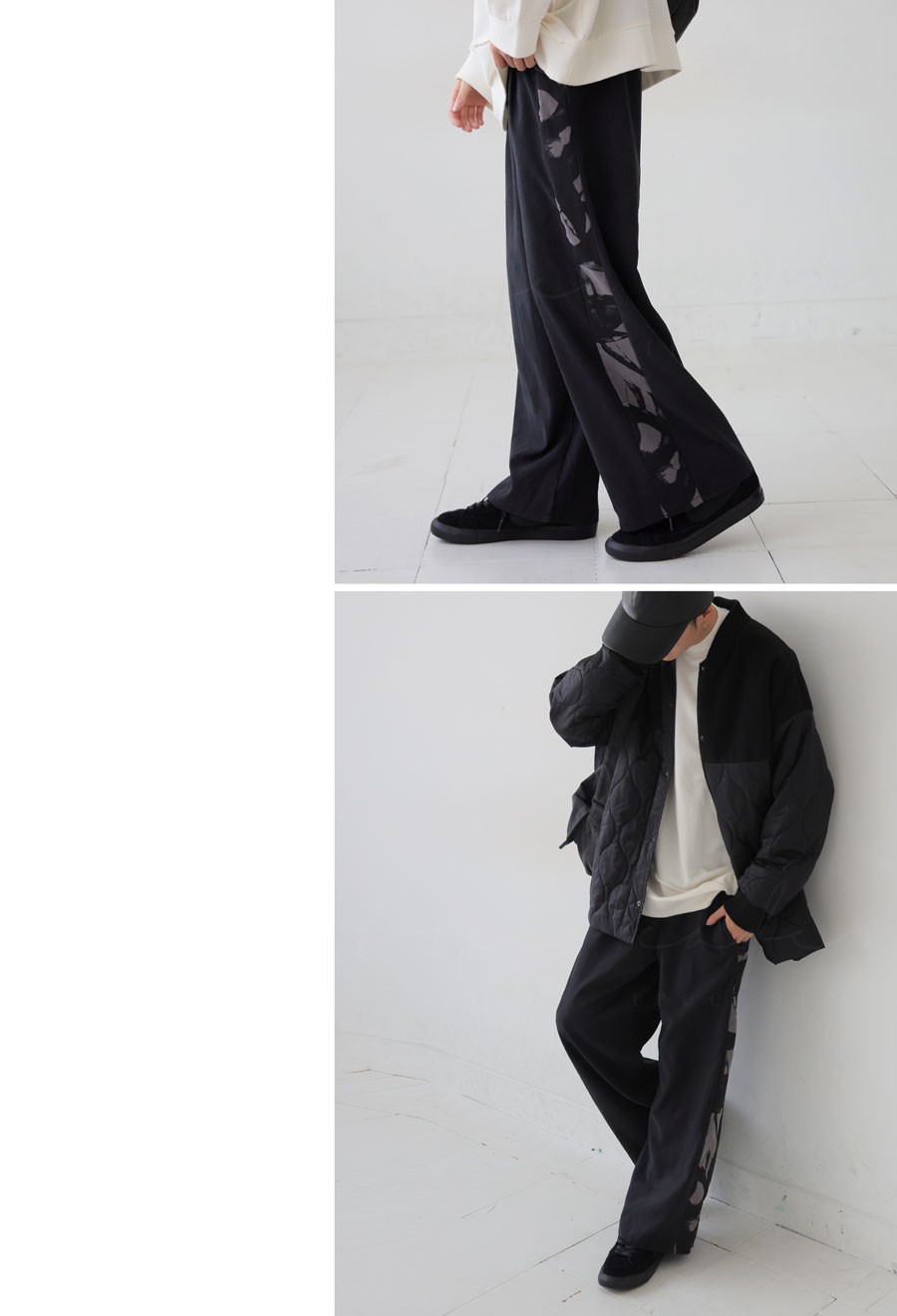 柄切り替えパンツ パンツ メンズ ボトムス 送料無料・(100)メール便可