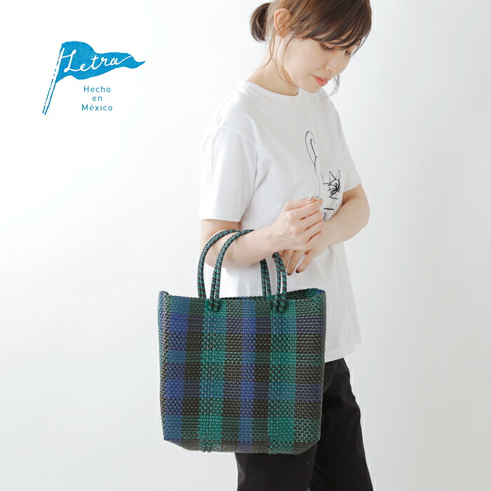 Letra レトラ メルカドバッグ S “CHECK” check-s-fn レディース | Piu