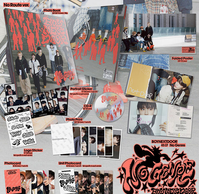 楽天市場】4th EP No Genre 通常盤 NO ROUTE ver. BOYNEXTDOOR ボーイ