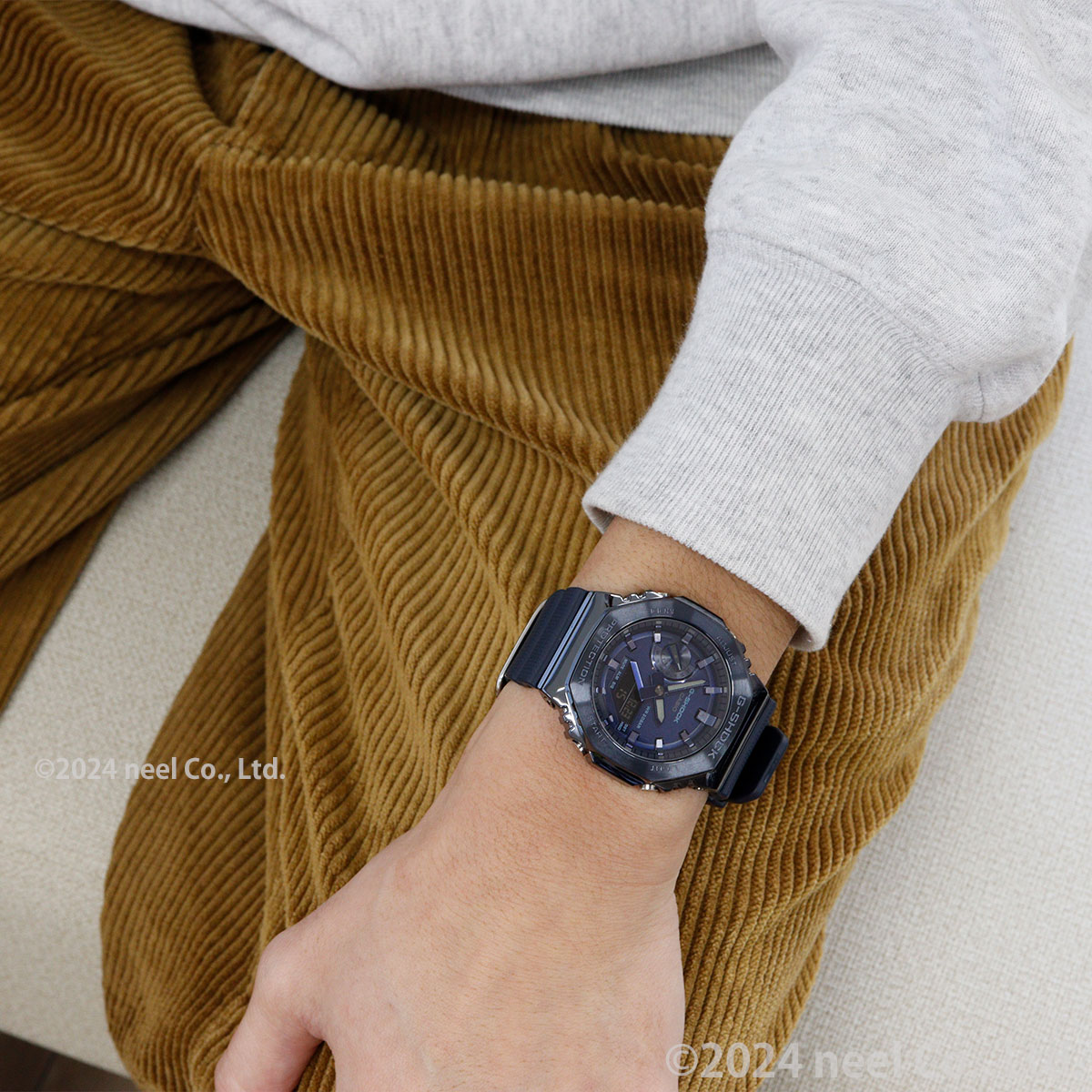 G-SHOCK メタル カシオ Gショック CASIO 腕時計 メンズ ネイビー GM