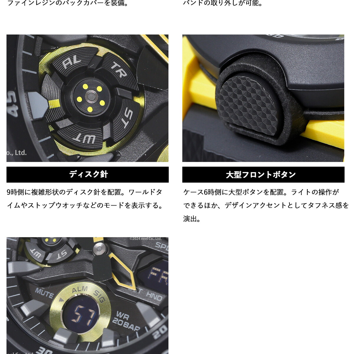 G-SHOCK カシオ Gショック CASIO 腕時計 メンズ GA-2000-1A9JF – neel