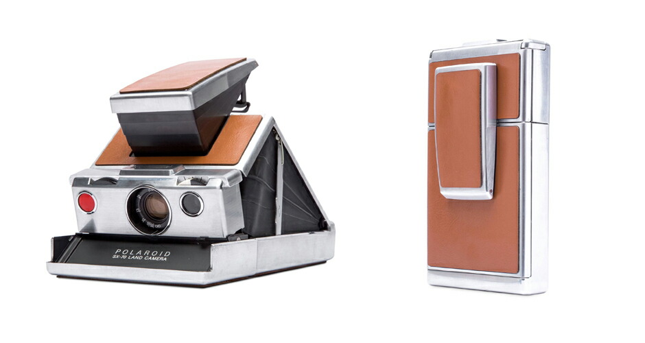 楽天市場】 Polaroid ポラロイド SX-70 Original シルバー×ブラウン