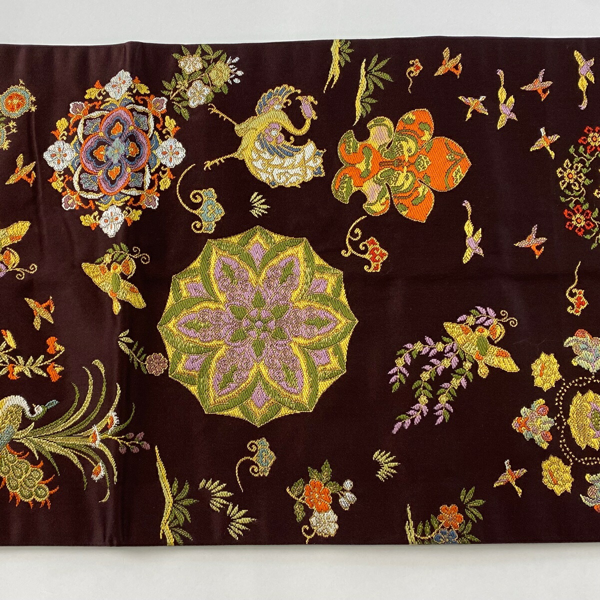 楽天市場】袋帯 美品 逸品 龍村晋 落款あり 共箱付き 天平精華文錦