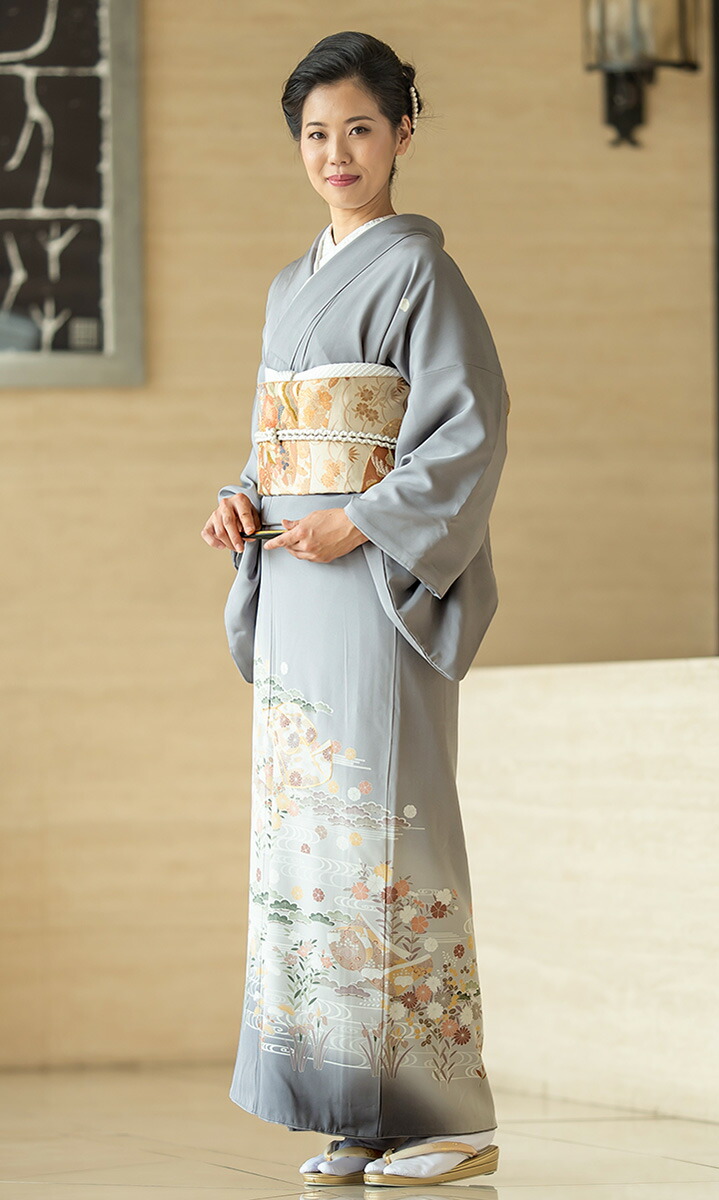 楽天市場】【レンタル 高級正絹 色留袖 フルセットレンタル】色留袖