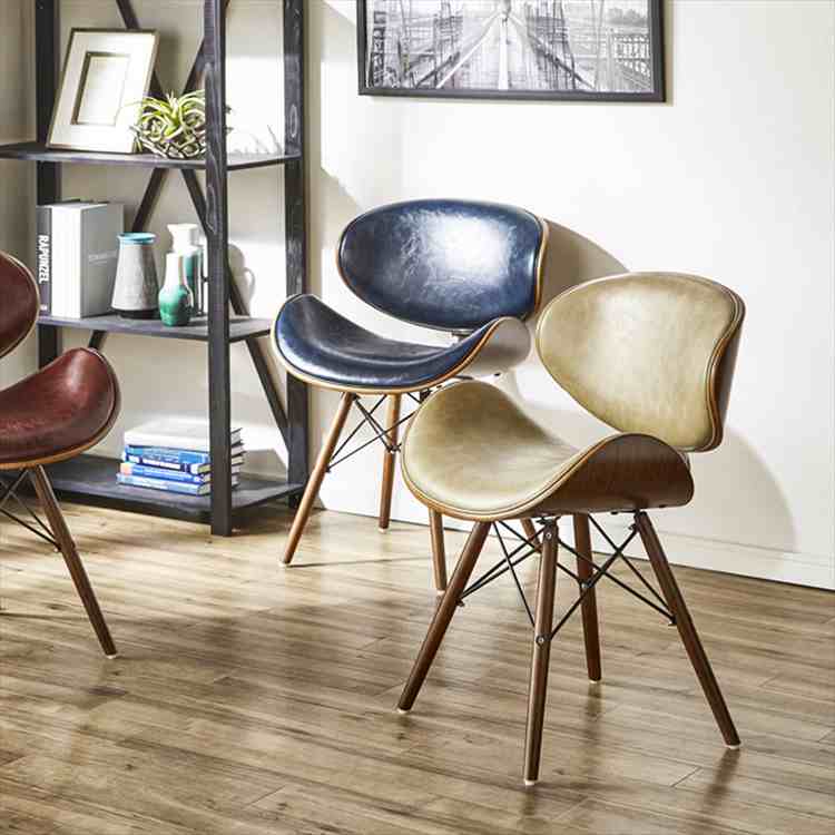 楽天市場】9色対応！ミッドセンチュリー期を彷彿とさせる背と座お丸み