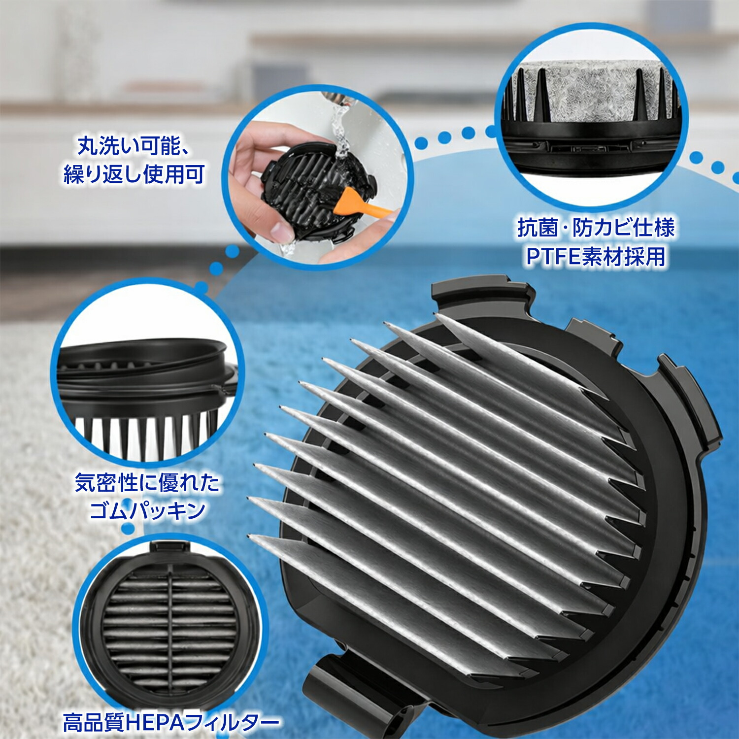 楽天市場】【楽天1位】 日立 掃除機 フィルター PV-BJ700G-013 B